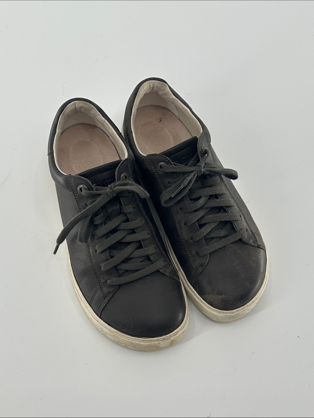 Birkenstock Chocolate Brown Leather Women's Low-Top Sneakers